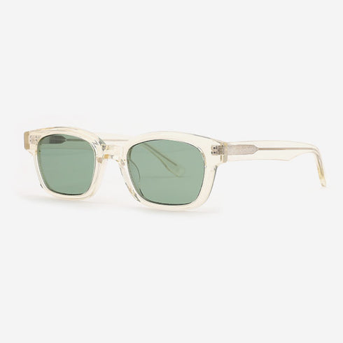 Rectangle Retro  Acetate Unisex Sunglasses 22A8004